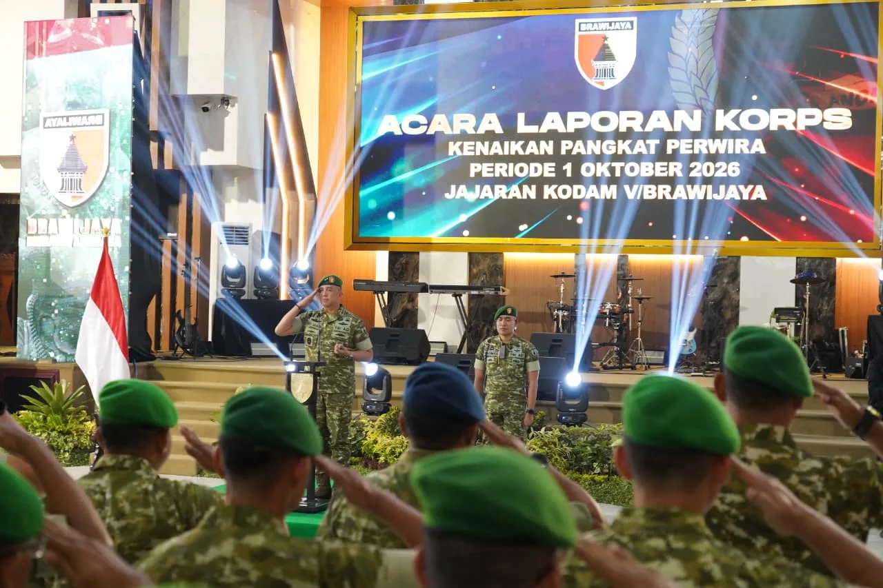 Bukti Nyata Loyalitas, 2.813 Prajurit Kodam V/Brawijaya Resmi Sandang Pangkat Baru