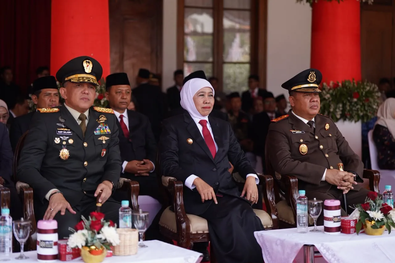 Hari Kesaktian Pancasila 2026 di Grahadi, TNI dan Forkopimda Jawa Timur Teguhkan Persatuan