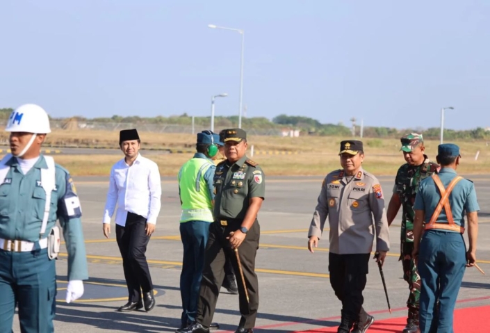 Pangdam-Mayjen-Farid-Makruf-Kawal-Kedatangan-Wapres-RI-di-Bangkalan